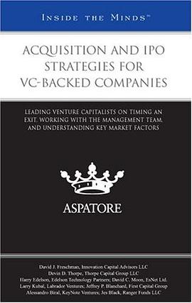 Acquisition and IPO Strategies for VC-backed Companies pdf epub mobi 电子书 下载