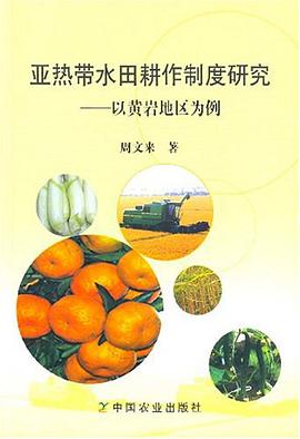 亚热带水田耕作制度研究-以黄岩地区为例 pdf epub mobi 电子书 下载