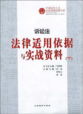 诉讼法-法律适用依据与实战资料(下) pdf epub mobi 电子书 下载