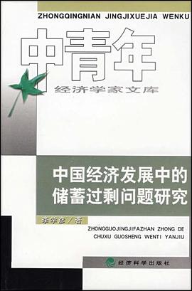 中国经济发展中的储蓄过剩问题研究 pdf epub mobi 电子书 下载