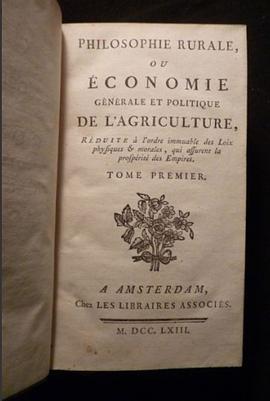 Philosophie Rurale（1763） pdf epub mobi 电子书 下载