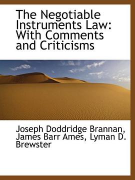 The Negotiable Instruments Law pdf epub mobi 电子书 下载