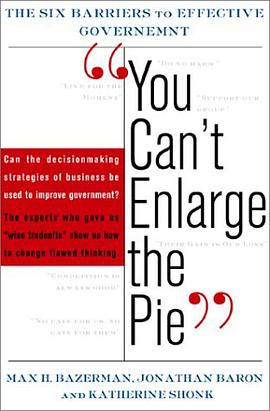 "You Can't Enlarge the Pie" pdf epub mobi 电子书 下载