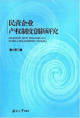 民营企业产权制度创新研究 pdf epub mobi 电子书 下载
