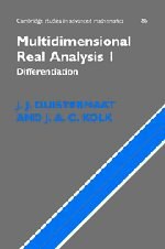 Multidimensional Real Analysis I pdf epub mobi 電子書 下載