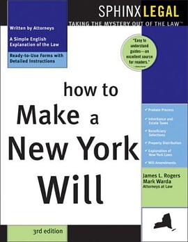 How to Make a New York Will, 3e pdf epub mobi 电子书 下载