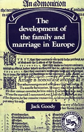 The Development of the Family and Marriage in Europe pdf epub mobi 电子书 下载