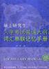 碩士研究生入學考試英語大綱詞匯串聯記憶手冊 pdf epub mobi 電子書 下載