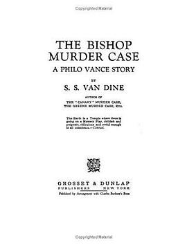 The Bishop Murder Case pdf epub mobi 电子书 下载