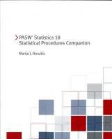 PASW Statistics 18 Statistical Procedures Companion pdf epub mobi 电子书 下载