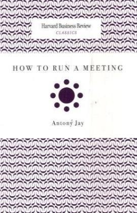 How to Run a Meeting pdf epub mobi 电子书 下载