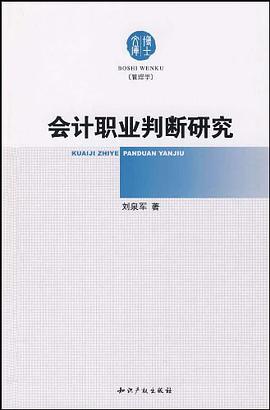 会计职业判断研究