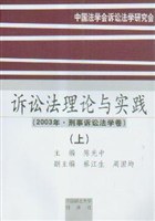 诉讼法理论与实践（上）