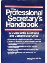 PROFESSIONAL SECRETARYS HANDBOOK pdf epub mobi 电子书 下载