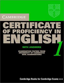 Cambridge Certificate of Proficiency in English 1 Student's Book with Answers pdf epub mobi 电子书 下载
