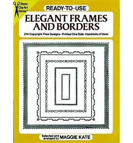 Ready-To-Use Elegant Frames and Borders pdf epub mobi 电子书 下载