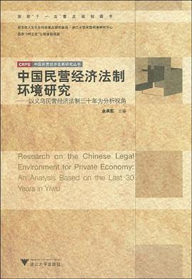 中国民营经济法制环境研究 pdf epub mobi 电子书 下载