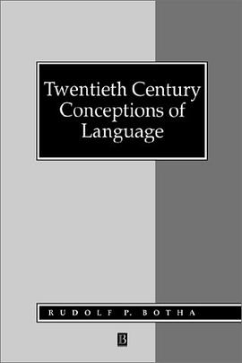 Twentieth-century Conceptions of Language pdf epub mobi 电子书 下载