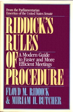 Riddick's Rules of Procedure pdf epub mobi 下载