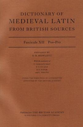 Dictionary of Medieval Latin from British Sources pdf epub mobi 电子书 下载