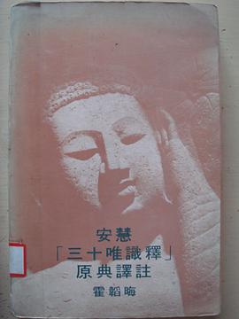 安慧「三十唯識釋」原典譯注 pdf epub mobi 电子书 下载