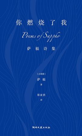 你燃烧了我：萨福诗集 pdf epub mobi 电子书 下载