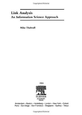 Link Analysis pdf epub mobi 电子书 下载