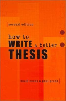 How to Write a Better Thesis pdf epub mobi 电子书 下载