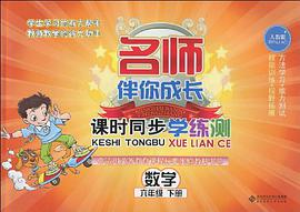 名师伴你成长·课时同步学练测（下册） pdf epub mobi 电子书 下载