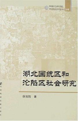 湖北国统区和沦陷区社会研究