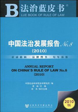 中国法治发展报告No.8 pdf epub mobi 电子书 下载