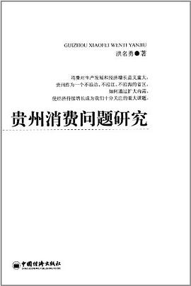 貴州消費問題研究 pdf epub mobi 電子書 下載