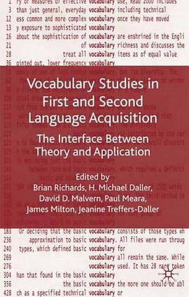 Vocabulary Studies in First and Second Language Acquisition pdf epub mobi 电子书 下载
