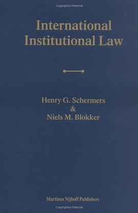 International Institutional Law pdf epub mobi 电子书 下载