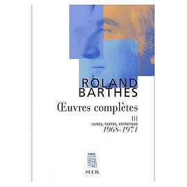 Oeuvres complètes, tome 3 : Livres, textes, entretiens, 1968-1971 pdf epub mobi 电子书 下载