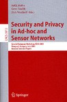 Security and Privacy in Ad-hoc and Sensor Networks: Second European Workshop, ESAS 2005, Visegrad, H pdf epub mobi 电子书 下载