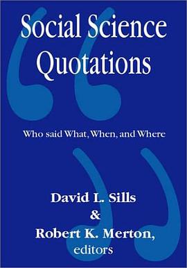 Social Science Quotations pdf epub mobi 电子书 下载