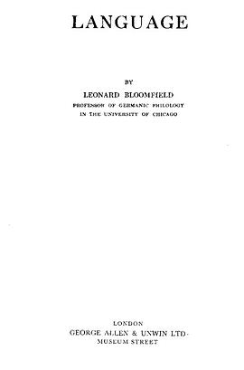 Language (Unwin University Books) pdf epub mobi 电子书 下载