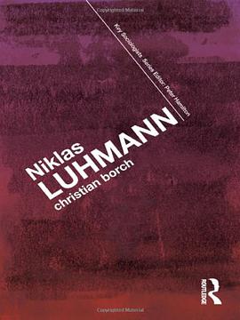 Niklas Luhmann pdf epub mobi 电子书 下载