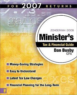 Zondervan 2008 Minister's Tax & Financial Guide pdf epub mobi 电子书 下载