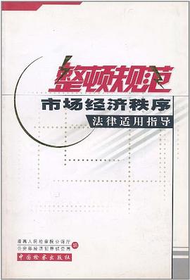 整顿规范市场经济秩序法律适用指导 pdf epub mobi 电子书 下载