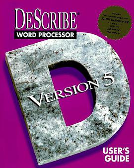 Describe Word Processor Version 5 User's Guide/Book and Cd pdf epub mobi 电子书 下载