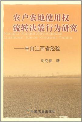 农户农地使用权流转决策行为研究 pdf epub mobi 电子书 下载