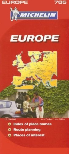 Michelin Europe (Michelin Map) pdf epub mobi 电子书 下载