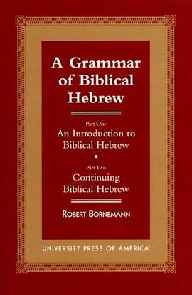 A Grammar of Biblical Hebrew pdf epub mobi 下载
