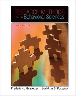 Research Methods for the Behavioral Sciences pdf epub mobi 电子书 下载
