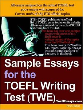 Sample Essays for the TOEFL Writing Test pdf epub mobi 电子书 下载