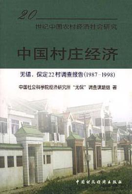 中国村庄经济--无锡、保定22村调查报告(1987-1998) pdf epub mobi 电子书 下载