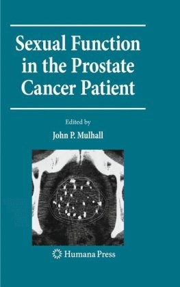 Sexual Function in the Prostate Cancer Patient pdf epub mobi 电子书 下载