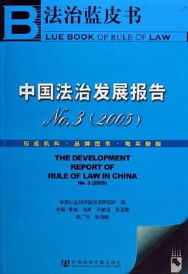 中国法治发展报告No.3 pdf epub mobi 下载